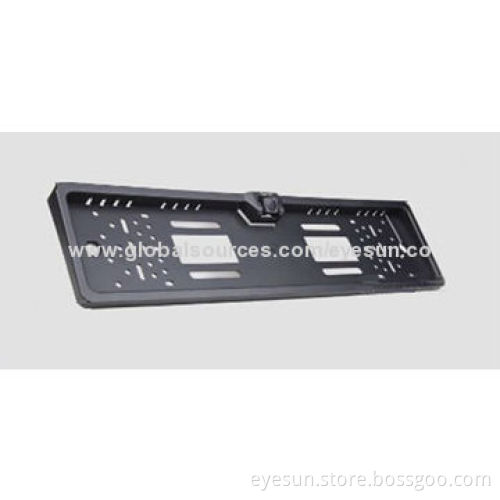 European Metal Plate Number/License Plate Backup Reversing Camera with PAL/NTSC TV System